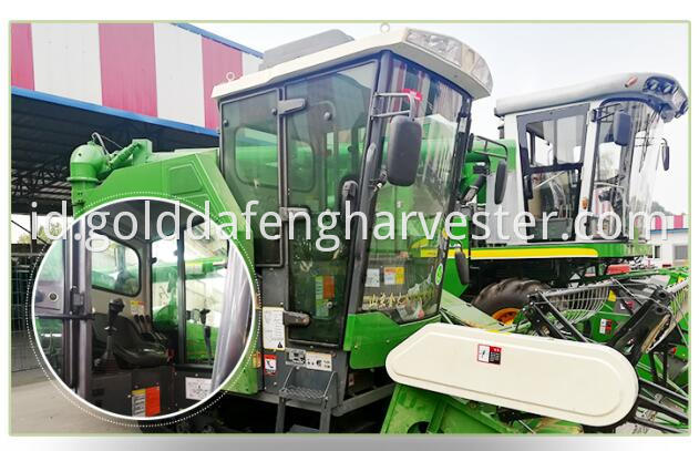 full-feeding rice combine harvester-Cab